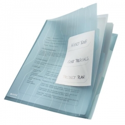 Folder LEITZ COMBIFILE A4 z przekładkami niebieski, transparentny A4 - N1476