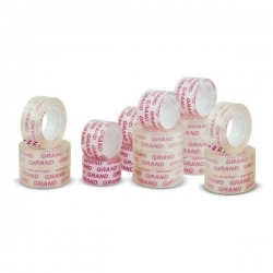 Taśma klejąca GRAND 24 mm X 30 m SŁUPEK - 6 szt. -J0009